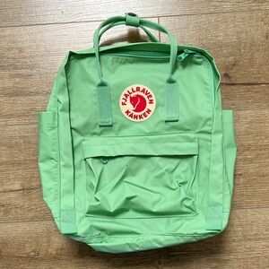 Fjällräven Kånken 15” Backpack in (Apple mint) Mint Green